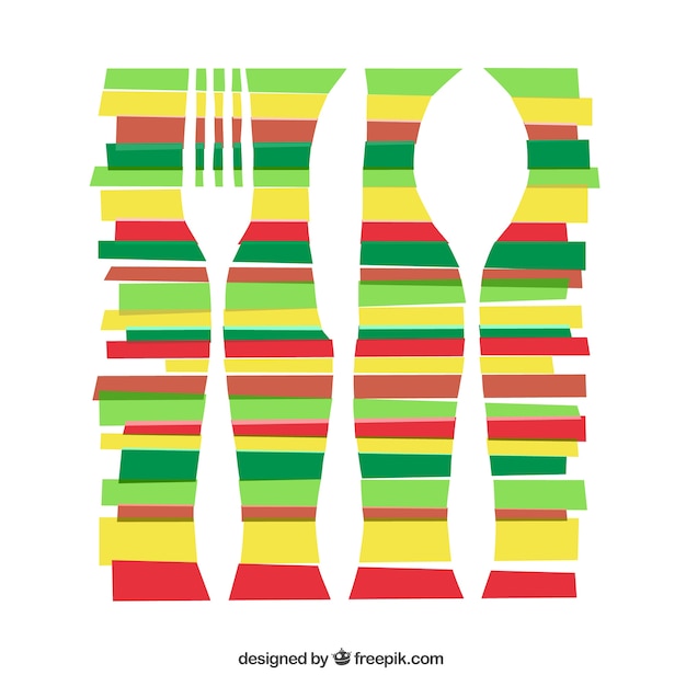 Abstract cutlery