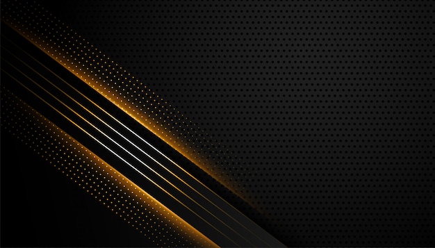 Free vector abstract dark background with glowing lines design