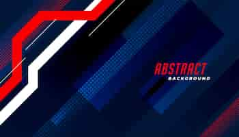 Free vector abstract dark background with red white lines