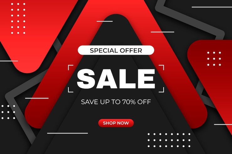 Free Vector abstract dark sales background