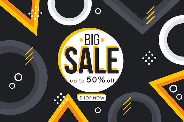 Free vector abstract dark sales background