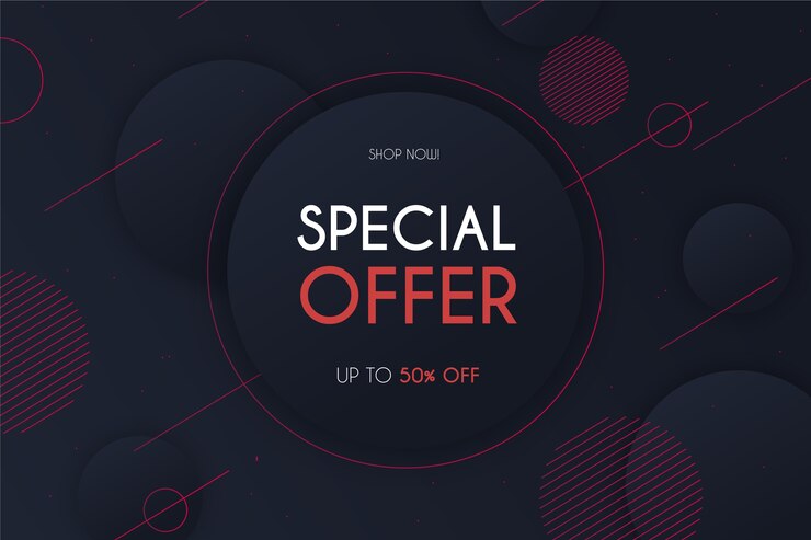 Free Vector abstract dark sales background
