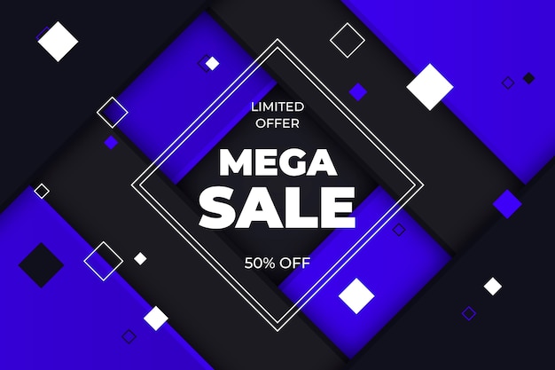 Free vector abstract dark sales background