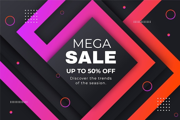 Free vector abstract dark sales background