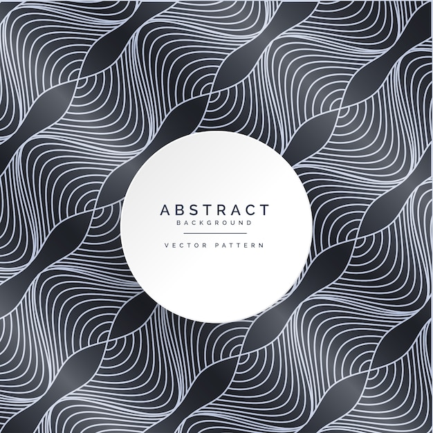 Free vector abstract dark wavy lines background