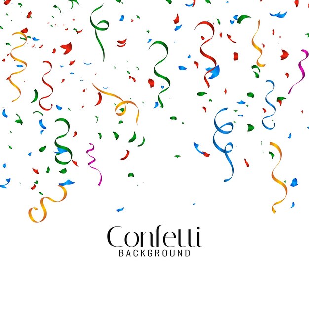 Abstract decorative colorful confetti background