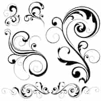 Free vector abstract decorative elements