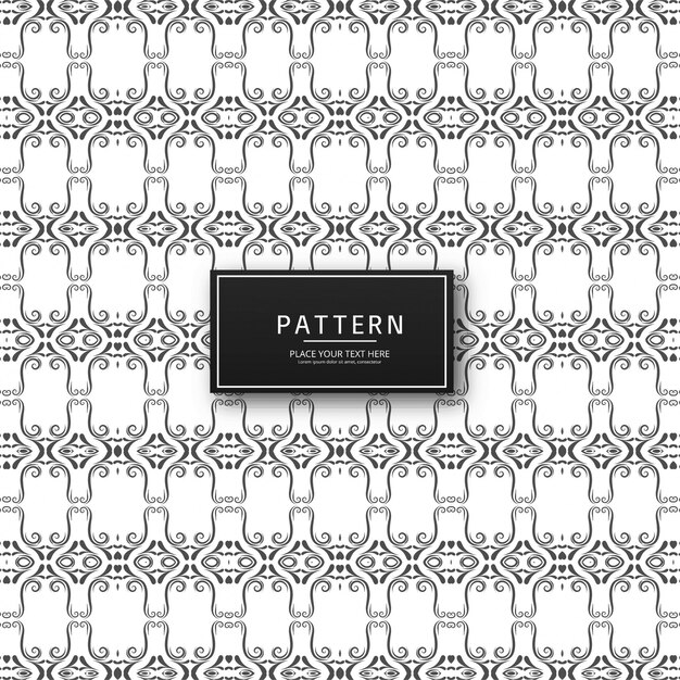 abstract decorative floral pattern design illustration