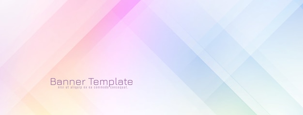 Free vector abstract decorative modern banner design