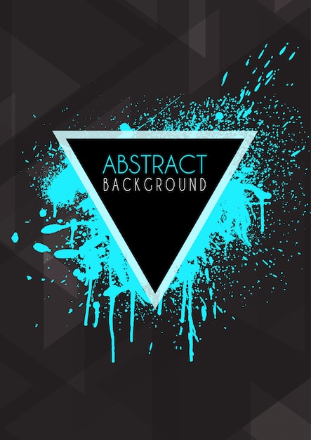 Get Your Free Abstract Design Background with Grunge Splatter Template