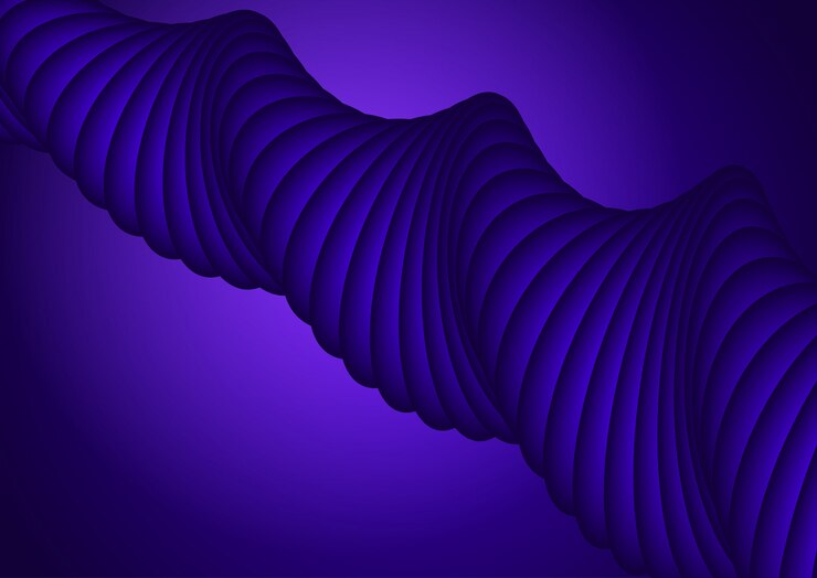 Free Vector abstract design background with purple 3d shape