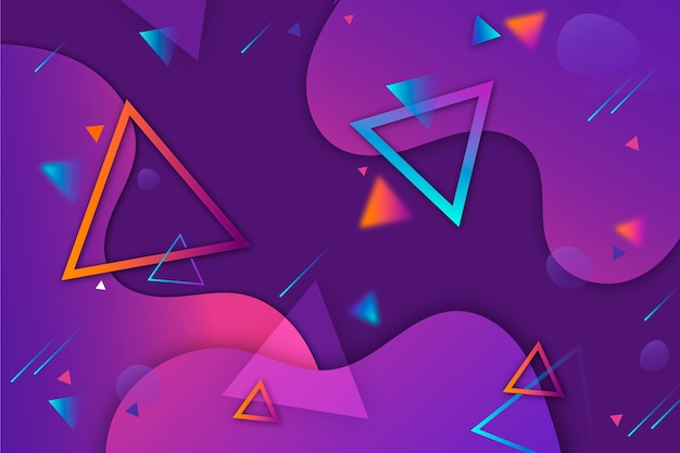 Abstract design background with triangles