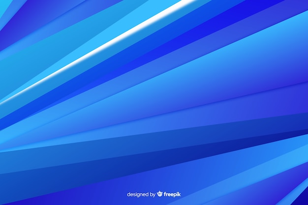 Abstract design blue shapes background