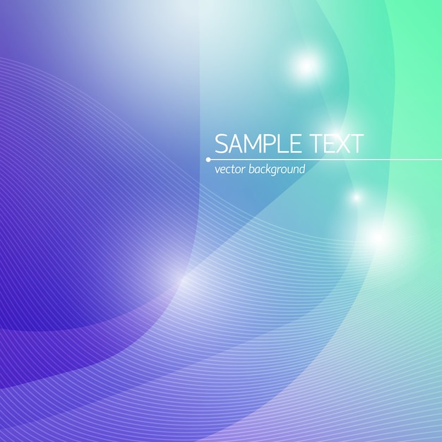 Abstract design science background with text field lines and light effects flat