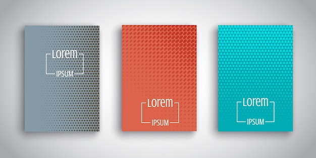 Abstract designs for brochure templates