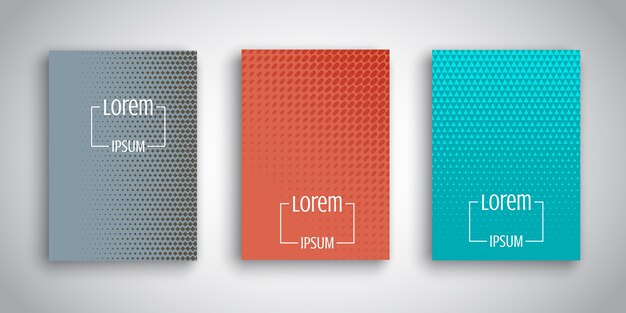 Abstract designs for brochure templates