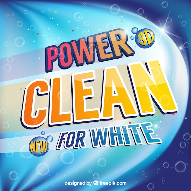 Abstract detergent background