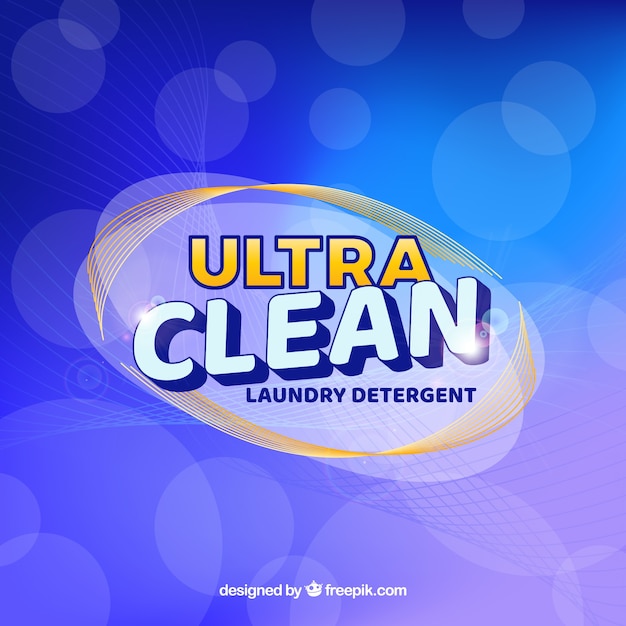 Abstract detergent background