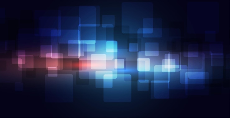 Free Vector abstract digital tech background for business presentation