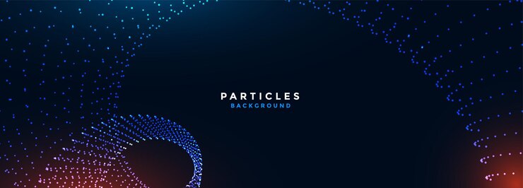 Free Vector abstract digital tech particle wallpaper for cyber visualization