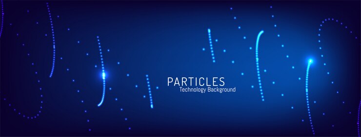 Free Vector abstract digital technology glowing particles background