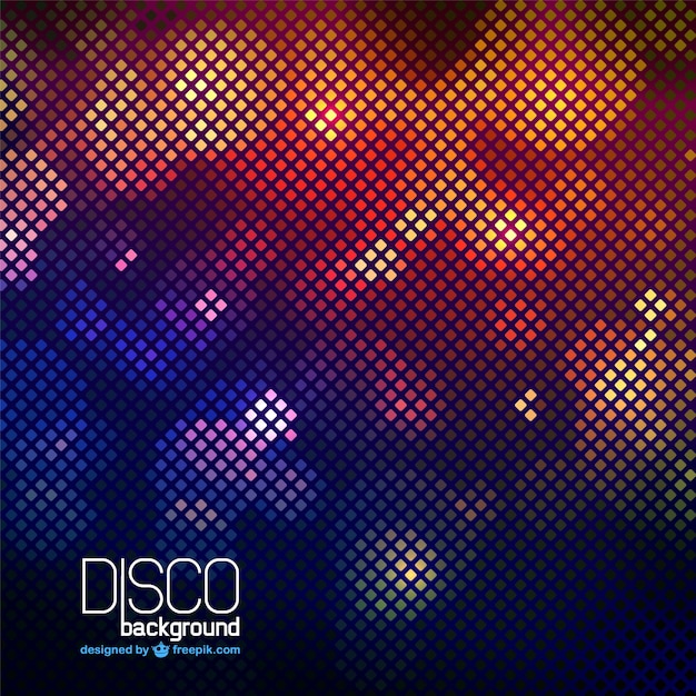 Free vector abstract disco background