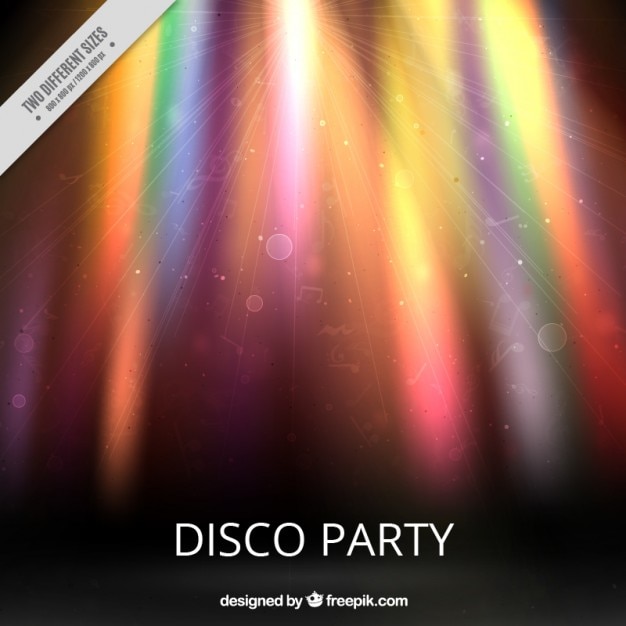 Vettore gratuito abstract disco party background