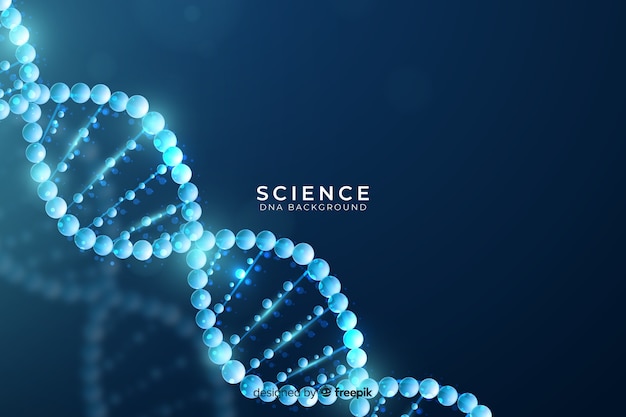 Free vector abstract dna background