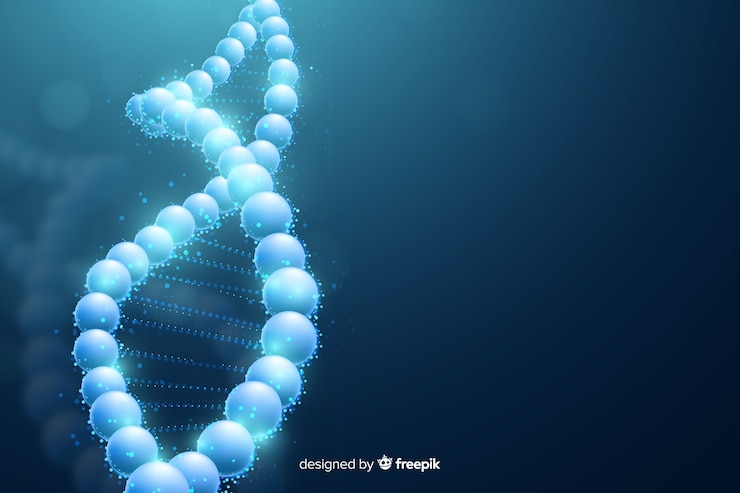 Free Vector abstract dna background