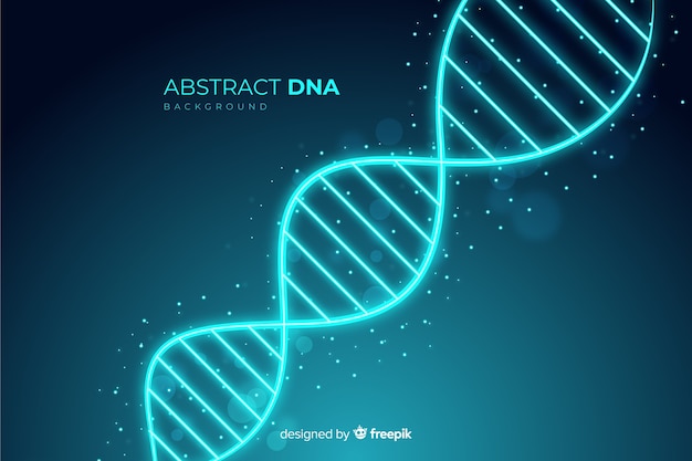 Free vector abstract dna background