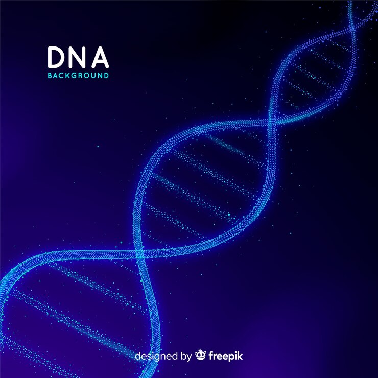 Free Vector abstract dna background