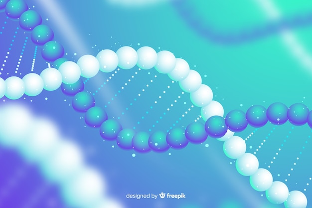 Free vector abstract dna background