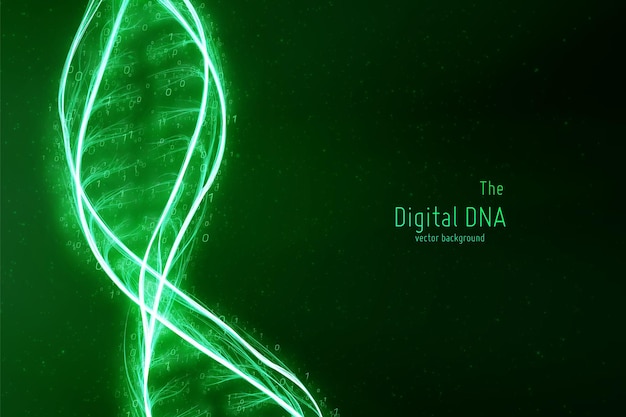 추상 DNA 이중 나선 배경