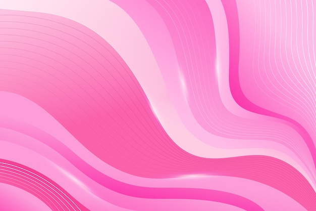 Free vector abstract dynamic background with wavy lines