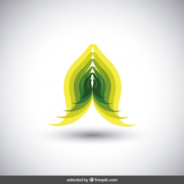 Free vector abstract eco logo