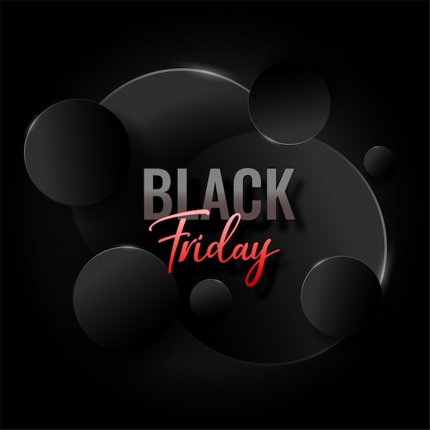 Abstract elegant black friday background