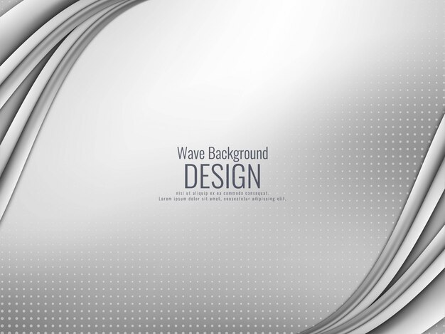 Abstract elegant grey wavy background