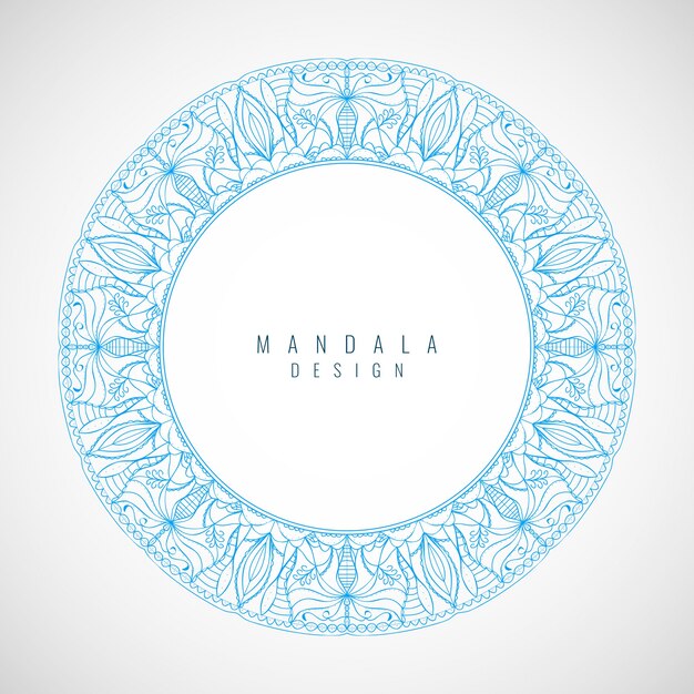 Abstract elegant mandala design background