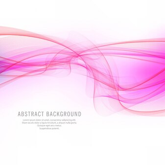 Abstract elegant pink wavy background