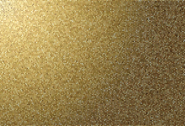 Abstract fabric golden dotted texture background