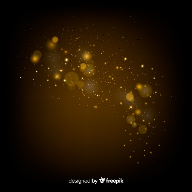 Free vector abstract fading floating particle effect