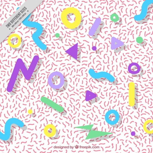 Free Vector abstract figures background