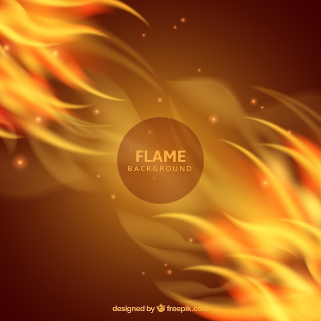 Free vector abstract flames background