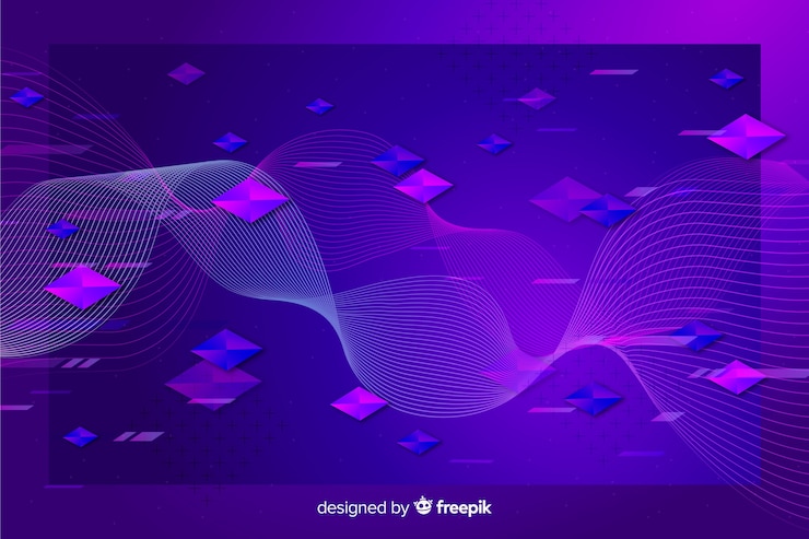Free Vector abstract flat shapes sport background