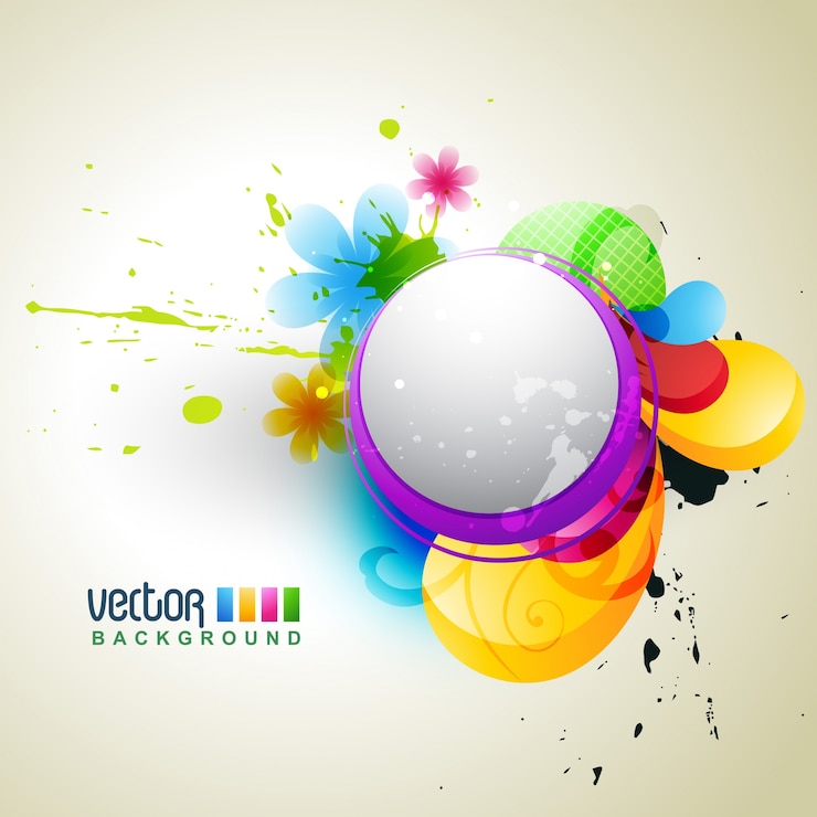 Free Vector abstract floral background
