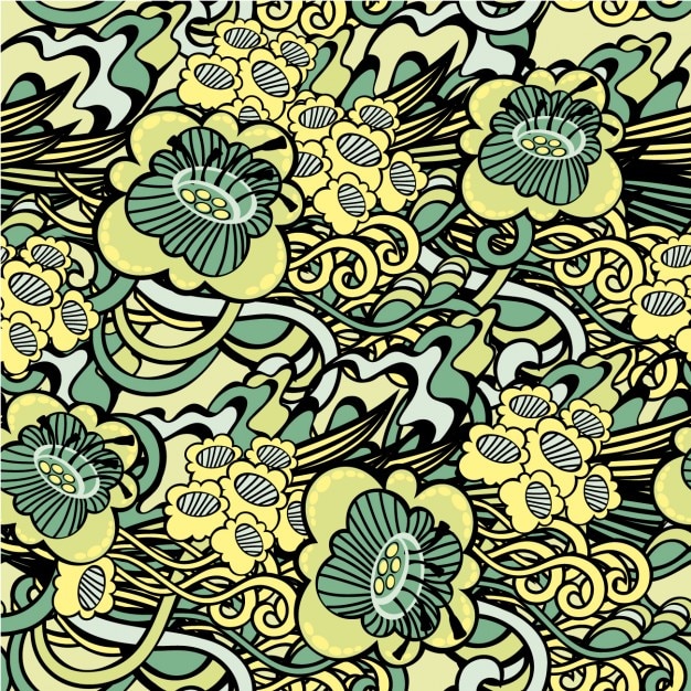 Free vector abstract floral pattern