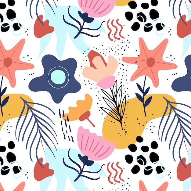 Abstract floral pattern