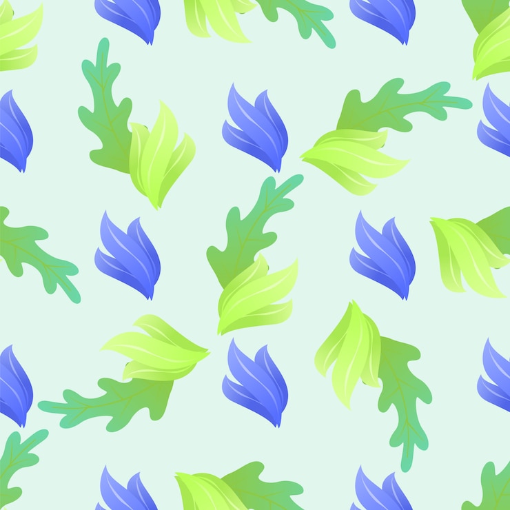 Free Vector abstract  floral seamless pattern background. 