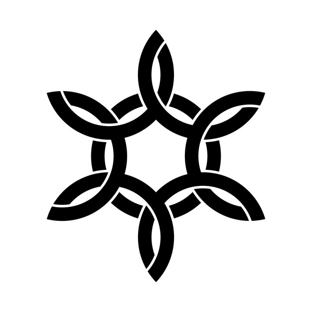 Абстрактная конструкция логотипа