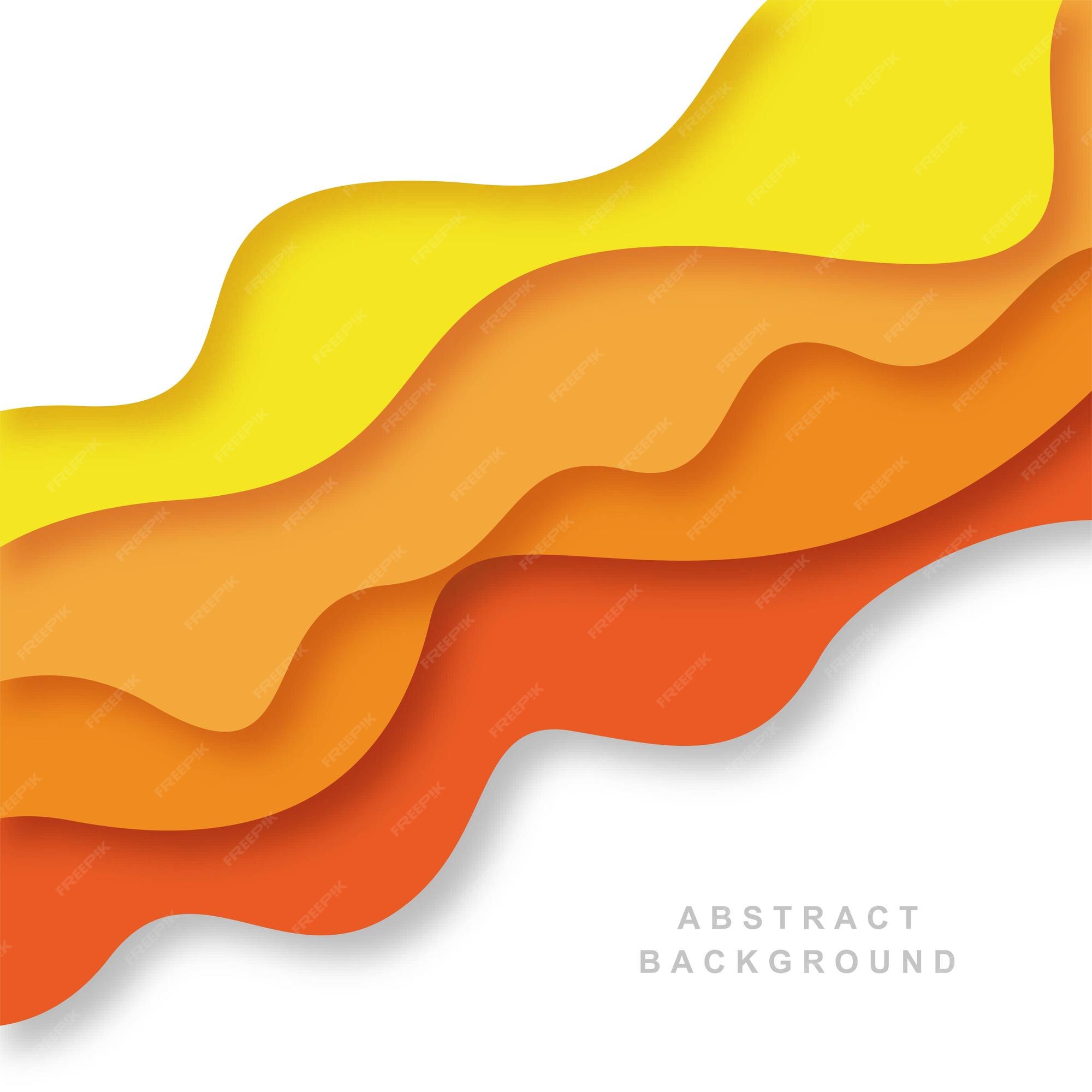 Free Vector | Abstract flowing colorful paper cut wave background